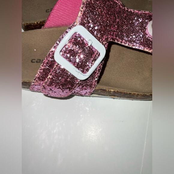 Capelli of New York girls Pink and white glitter Sandals size 2.5 - Picture 9 of 9